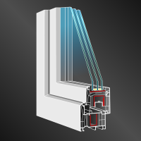 Fenster REHAU Synego 80 MD bis 0,94 W/(m²K)