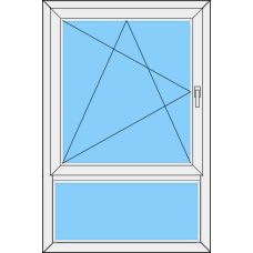 Fenster REHAU SYNEGO MD Einteilig dreh-kipp Links mit UL Fest