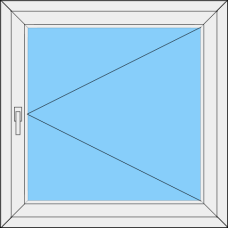 Fenster REHAU ED70 Einteilig dreh Rechts