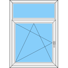 Fenster REHAU ED70 Einteilig dreh-kipp Links mit OL Fest