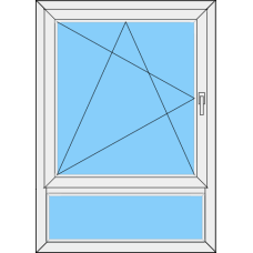 Fenster REHAU ED70 Einteilig dreh-kipp Links mit UL Fest